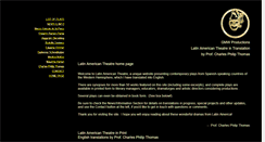 Desktop Screenshot of latinamericantheatre.com