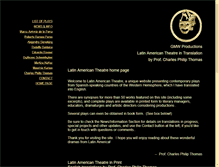 Tablet Screenshot of latinamericantheatre.com